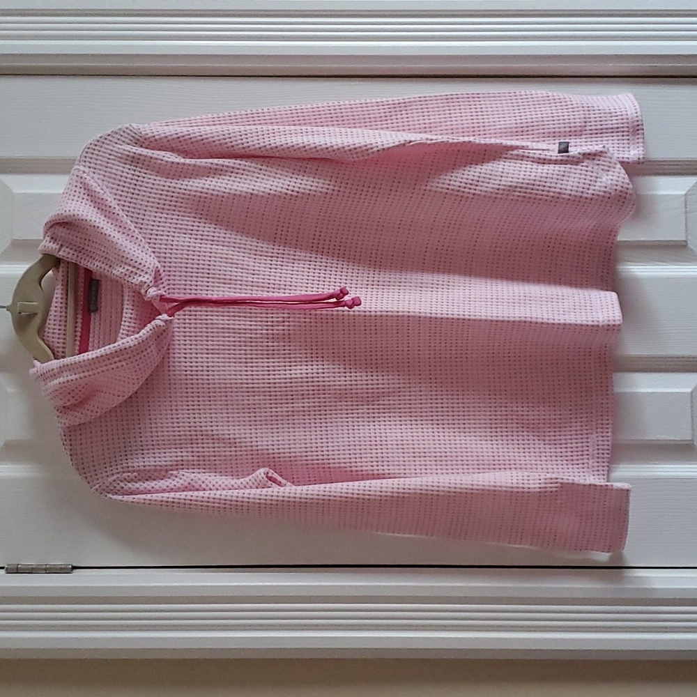 T-by Talbots Pink Long Neck Top probably size M